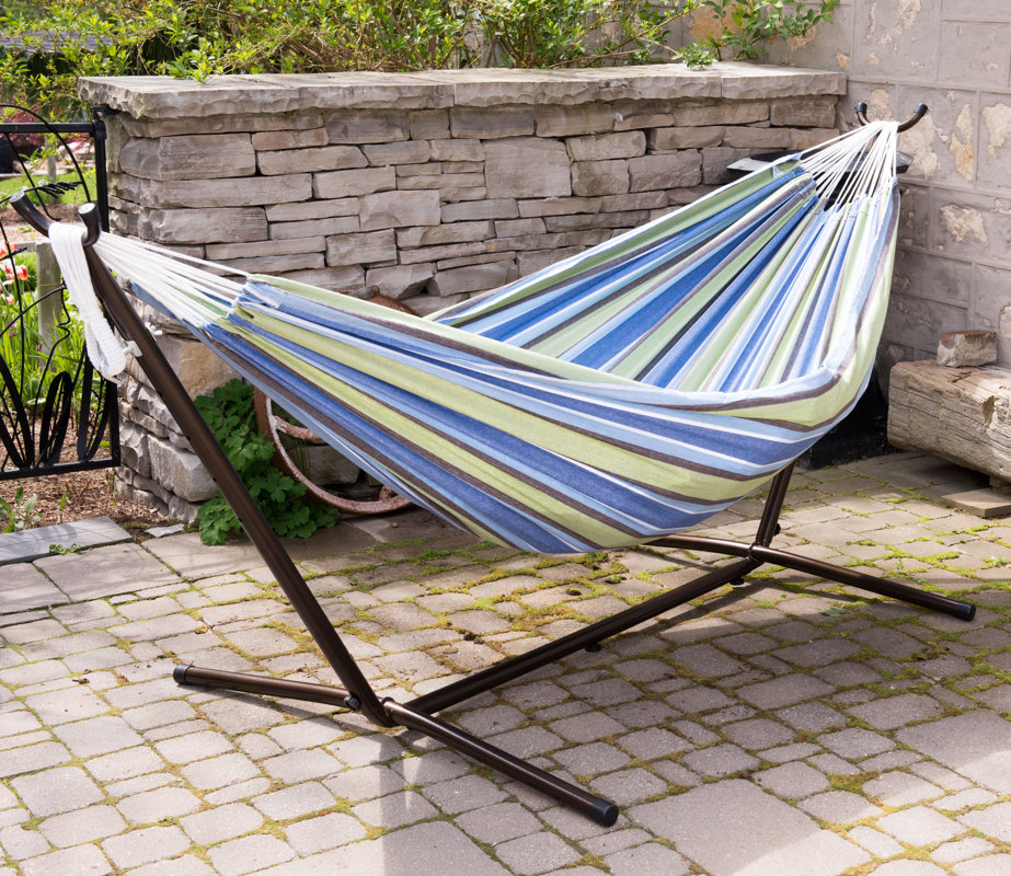 Beachcrest Home Dorinda Double Hammock with Stand & Reviews Wayfair
